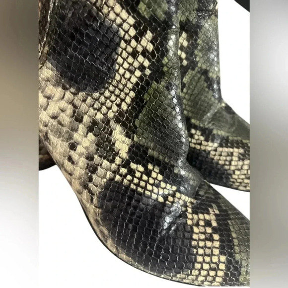 Snakeskin Ankle Booties - Picture 6 of 6